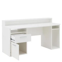 Biurko gamingowe TEZAUR białe