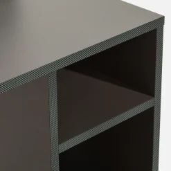 Biurko z półkami szare CARBON