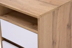 Biurko z szafką i szufladą dąb wotan BILL