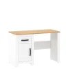 Biurko z szafką i szufladą białe LANZETTE