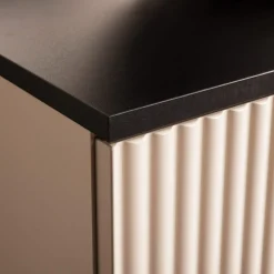 Blat łazienkowy czarny mat 120 cm