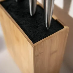 Blok na noże bambusowy prostokątny 23 cm