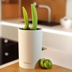 Blok stojak na noże BIANCO biały