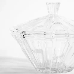 Bombonierka szklana z przykrywką GRAPHIC 15 cm