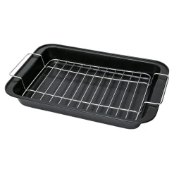 Brytfanna z rusztem 37x25x5 cm