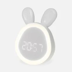 Budzik z wyświetlaczem LED MARY'S biały ZAJĄCZEK