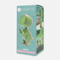Budzik z wyświetlaczem LED MARY'S zielony ROBO DINO