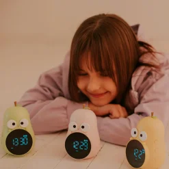 Budzik z wyświetlaczem MARY'S zielona GRUSZKA