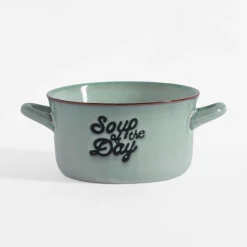 Bulionówka ceramiczna zielona 580 ml