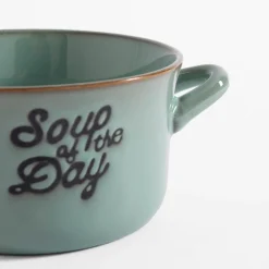 Bulionówka ceramiczna zielona 580 ml