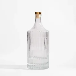 Butelka szklana ryflowana 1 l