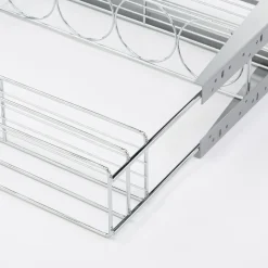 Cargo podblatowe do szafki 15 cm, front wysuwny, chrom