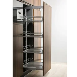 Cargo wysokie do szafki 60 cm, front wysuwny, chrom