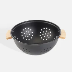 Cedzak z bambusowymi uchwytami 24x28 cm