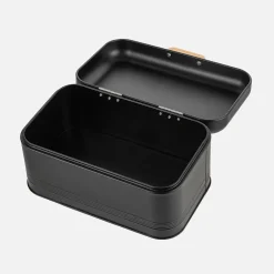 Chlebak czarny LIAM 30x18x15,5 cm