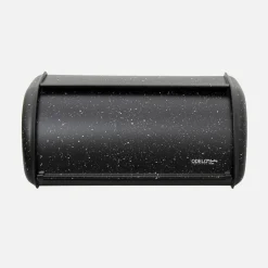 Chlebak stalowy czarny CLAUDIO 36x24x15 cm