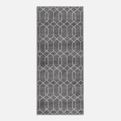 Chodnik geometryczny szary EPIC PRINT 67x160 cm