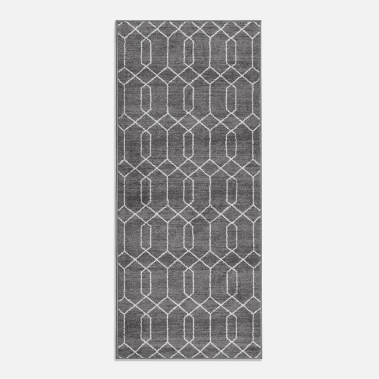 Chodnik geometryczny szary EPIC PRINT 67x160 cm