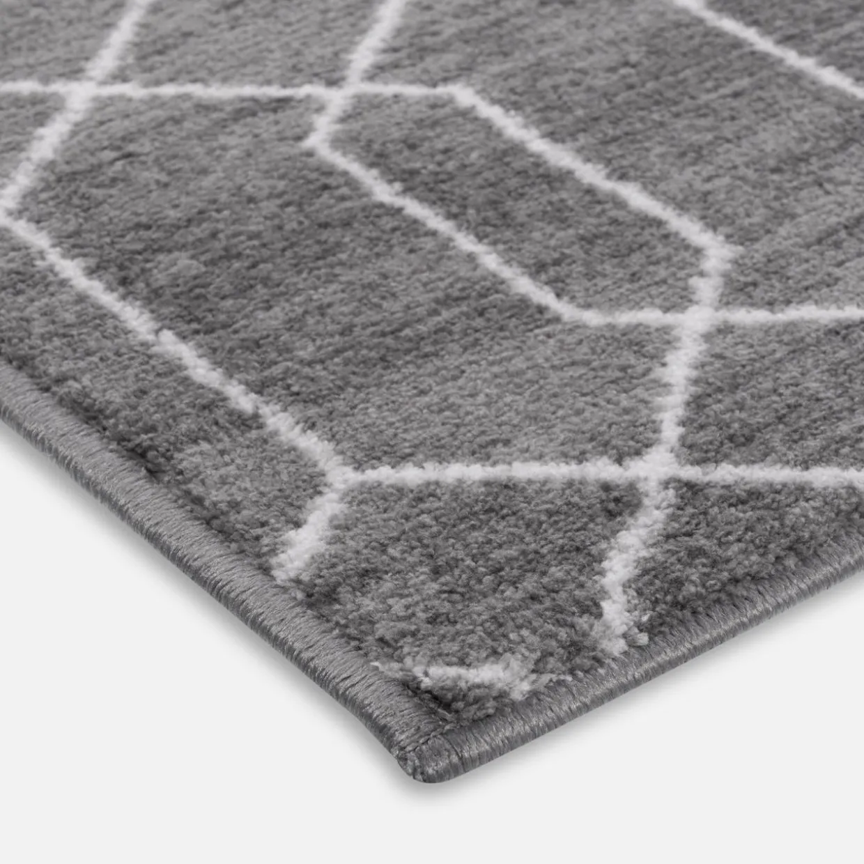 Chodnik geometryczny szary EPIC PRINT 67x160 cm