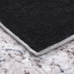 Chodnik przecierany szarogranatowy LONG 80x200 cm