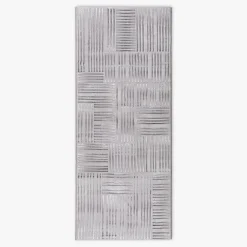 Chodnik srebrny LINIE MIGUEL 67x160 cm