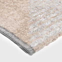 Chodnik szarobeżowy w trójkąty HOUSTON 67x160 cm