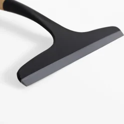 Ściągaczka do szyb czarna z bambusowym uchwytem