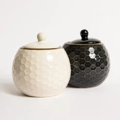 Cukiernica ceramiczna czarna BRESCA