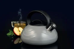 Czajnik na gaz i indukcję srebrny VELO 2,5 l