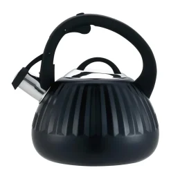 Czajnik na gaz i indukcję retro czarny 2,5 l