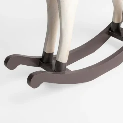 Dekoracja biało-czerwona KOŃ NA BIEGUNACH