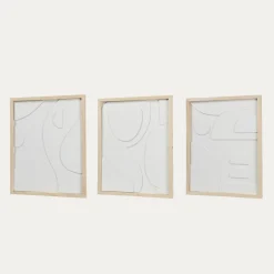 Dekoracja ścienna drewniana 32x40 cm MIX