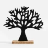 Dekoracja czarna DRZEWO 25,5 cm