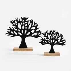 Dekoracja czarna DRZEWO 25,5 cm