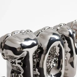 Dekoracja napis JOY srebrny