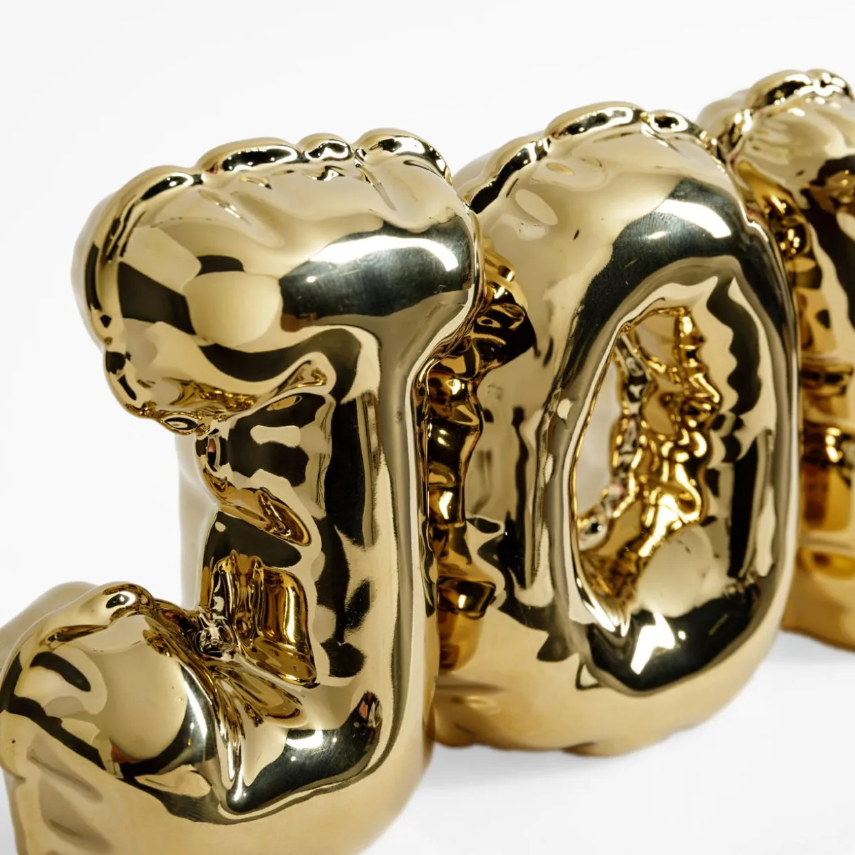 Dekoracja napis JOY złoty