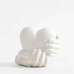 Dekoracja SERCE biała