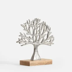 Dekoracja srebrna DRZEWO 16 cm