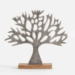 Dekoracja srebrna DRZEWO 25,5 cm