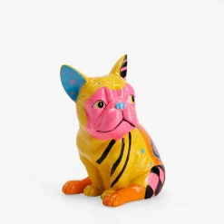 Dekoracja stojąca patchworkowa PIES