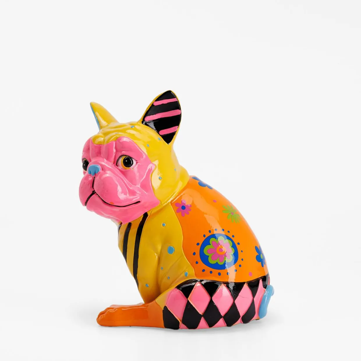 Dekoracja stojąca patchworkowa PIES