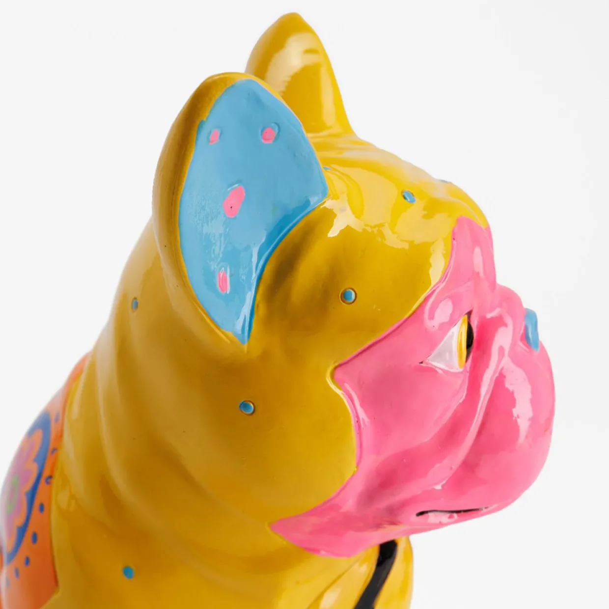 Dekoracja stojąca patchworkowa PIES