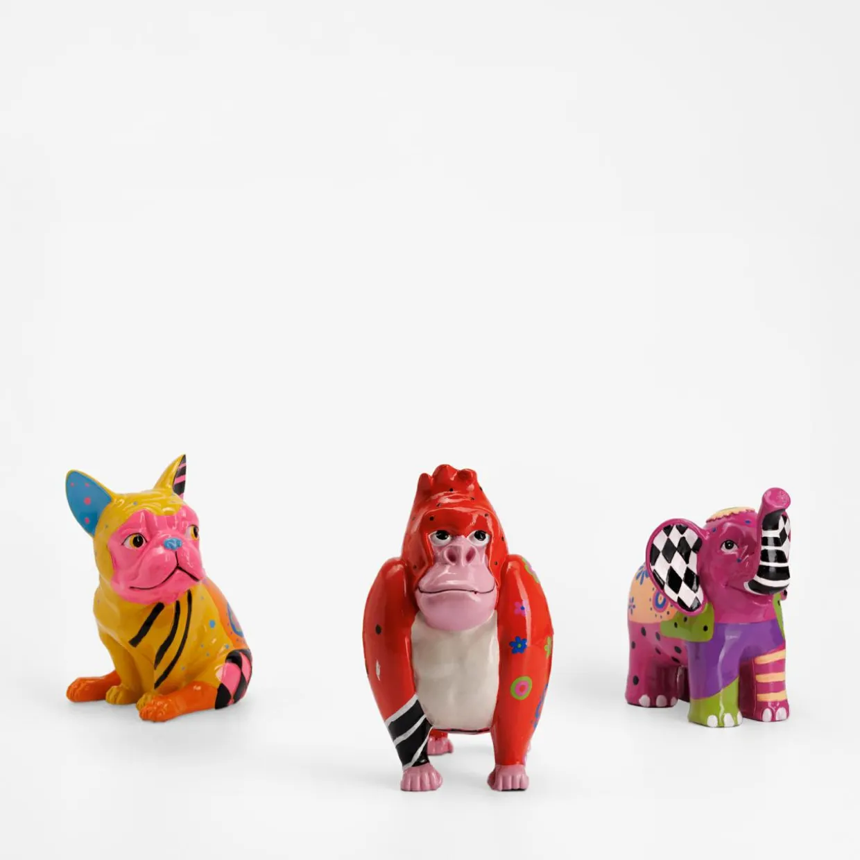 Dekoracja stojąca patchworkowa PIES