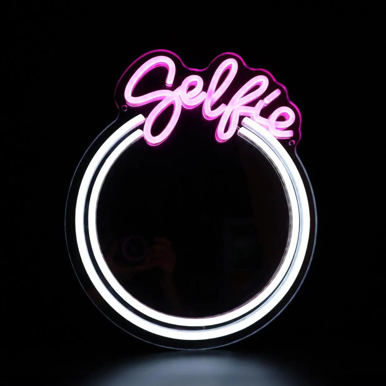 Dekoracja świetlna LED NEON LUSTRO SELFIE