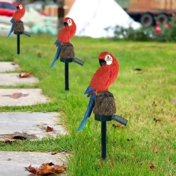 Dekoracja zewnętrzna solarna LED IP44 PAPUGA