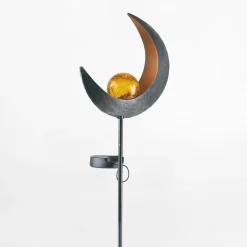 Dekoracja zewnętrzna solarna LED IP44 PÓŁKSIĘŻYC