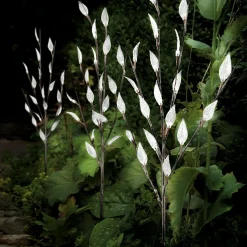 Dekoracja zewnętrzna solarna LED IP44 DRZEWKO - zestaw 3 szt.