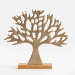 Dekoracja złota DRZEWO 25,5 cm