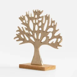 Dekoracja złota DRZEWO 25,5 cm