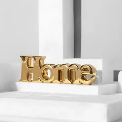 Dekoracyjny napis złoty HOME